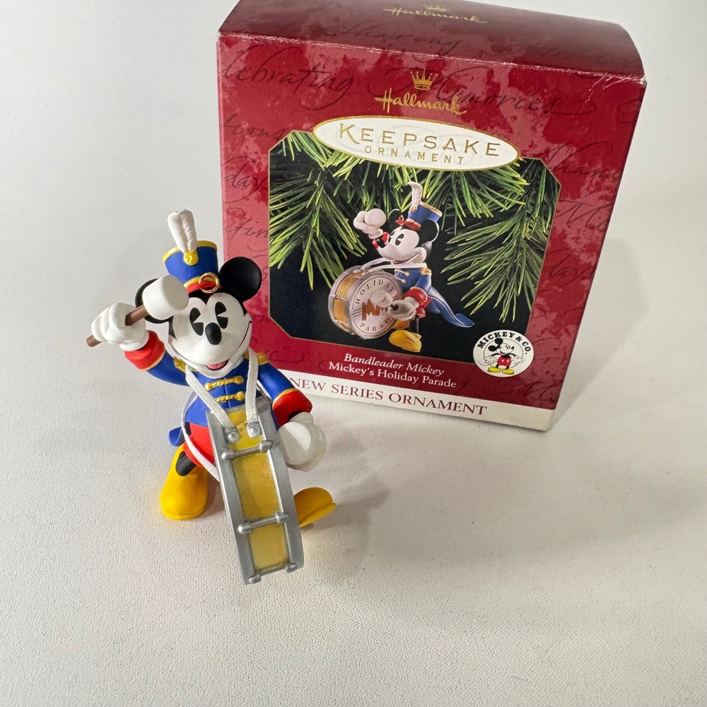 Hallmark Keepsake Ornament 1997 Bandleader Mickey Mouse Holiday Parade Series 1